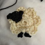 Adorable crocheted sheep